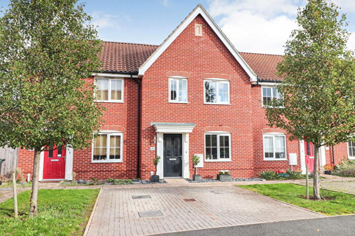 3 Bedroom Terraced House For Sale In Meadowsweet Mews, Tharston, NR15