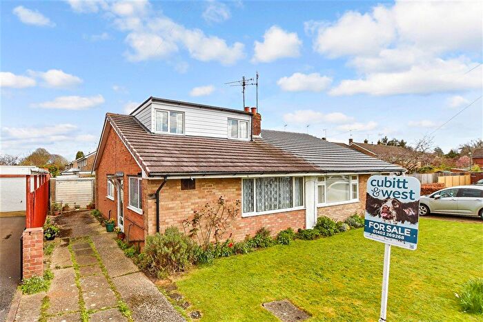 3 Bedroom Semi Detached Bungalow For Sale In Ashurst Close, Horsham, West Sussex, RH12