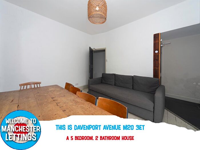 5 Bedroom Terraced House To Rent In Davenport Avenue Manchester, M20