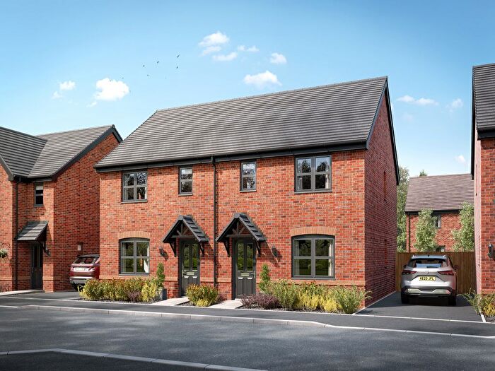 3 Bedroom Semi Detached House For Sale In "The Galloway" At Cricket Lane, Lichfield, WS14