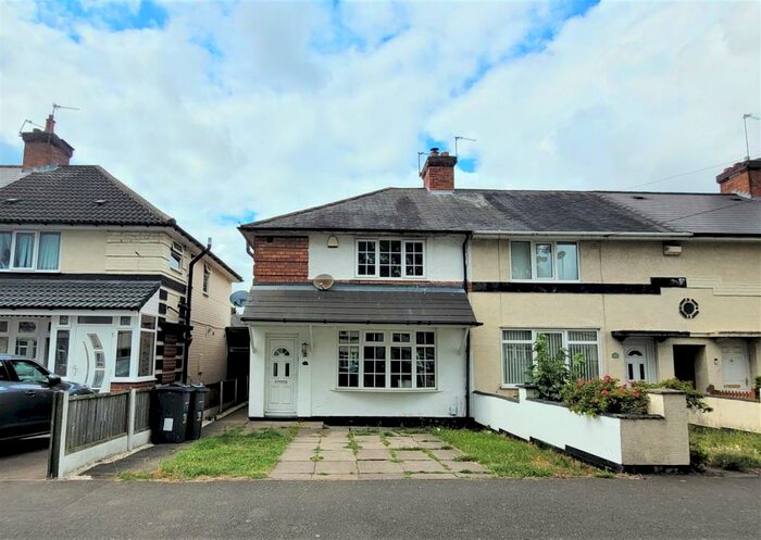 3 Bedroom End Of Terrace House To Rent In Bexley Road, Kingstanding, Birmingham, B44