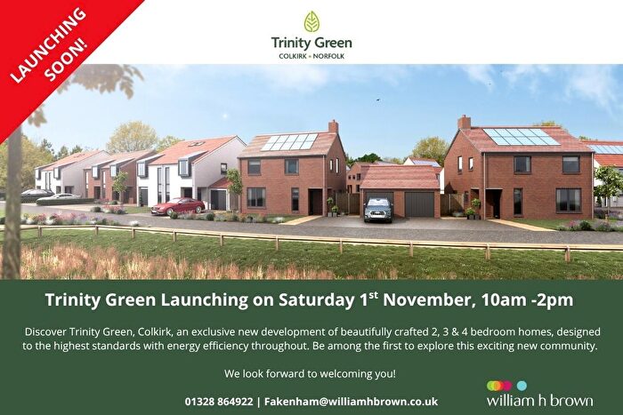 3 Bedroom Semi-detached House For Sale In Whissonsett Road, Colkirk, Fakenham, NR21