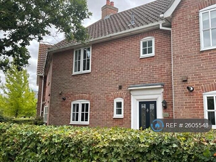 3 Bedroom Terraced House To Rent In Bluebell Avenue, Bury St. Edmunds, IP32