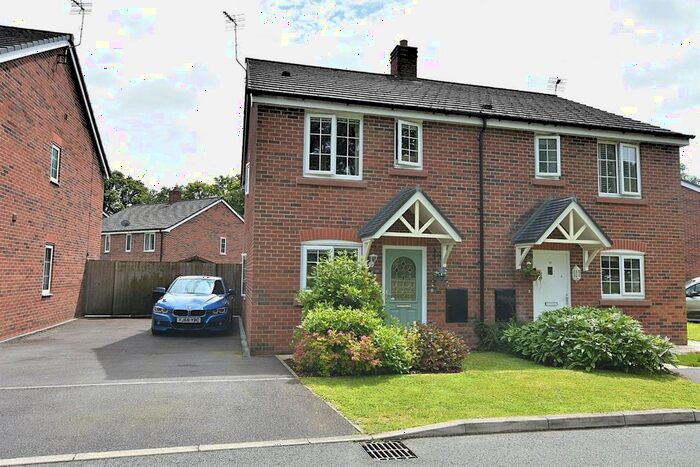 2 Bedroom Semi-Detached House For Sale In Twemlow Manor Fields, Holmes Chapel, Crewe, CW4