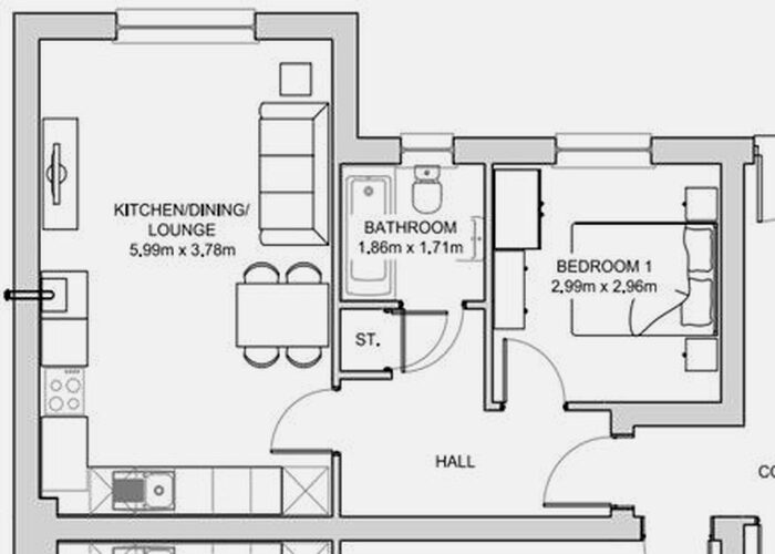 1 Bedroom Flat To Rent In Llay, Wrexham, LL12