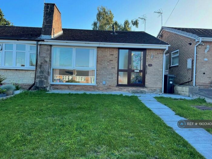 2 Bedroom Bungalow To Rent In Shannon Close, Sunnyhill, Derby, DE23