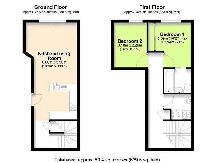 2 Bedroom Flat For Sale In Bridge Place, Leatherhead, Surrey, KT22