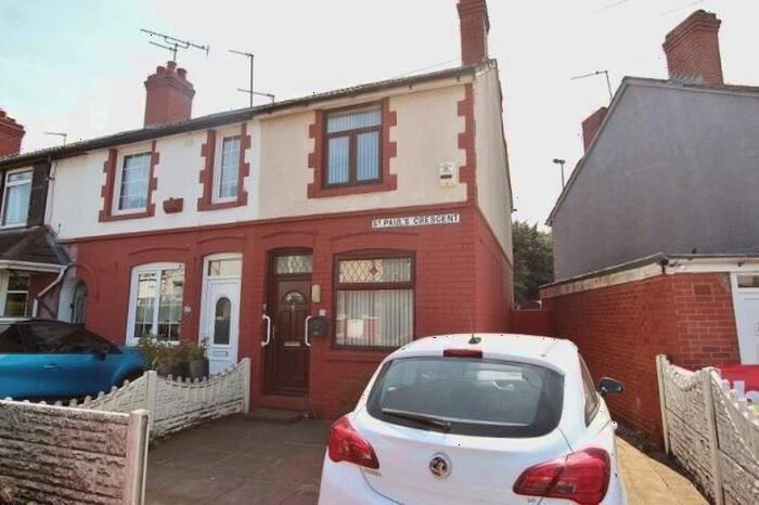 2 Bedroom End Of Terrace House To Rent In St Pauls Crescent, West Bromwich, West Midlands, B70