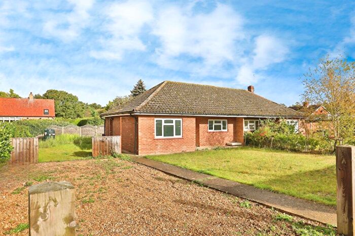 2 Bedroom Semi-Detached Bungalow For Sale In Three Tuns, Gooderstone, Norfolk, PE33