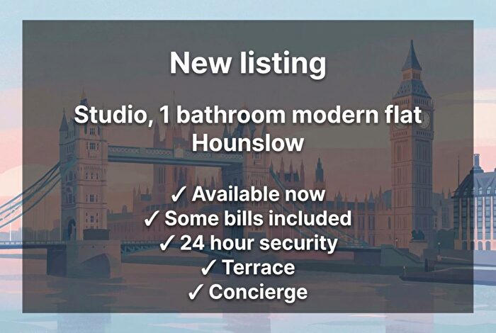 Studio To Rent In Victoria Road, Feltham, TW13