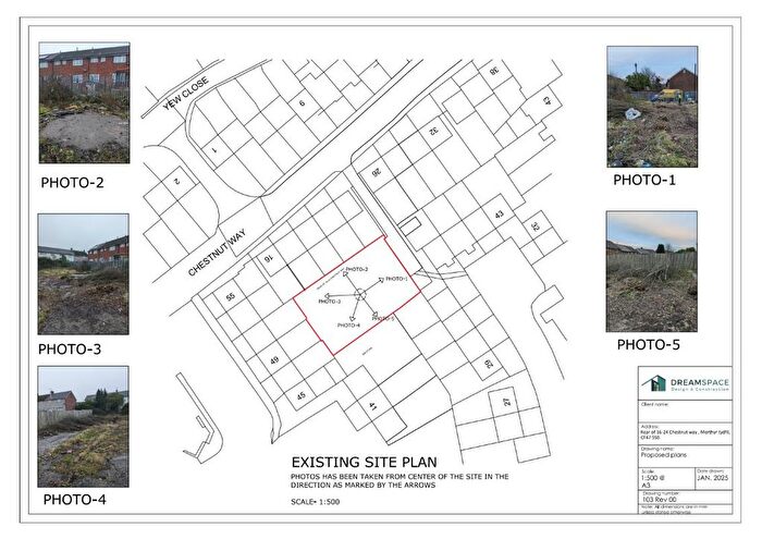 Land For Sale In Land To The Rear Of, - Chestnut Way, Merthyr Tydfil, Mid Glamorgan, CF47