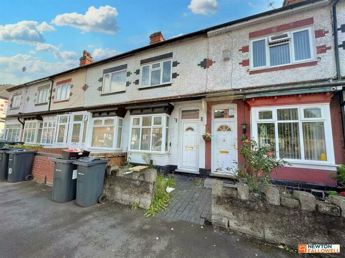 2 Bedroom Terraced House To Rent In Trafalgar Road, Erdington, Birmingham, B24