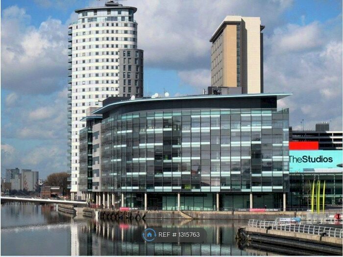 1 Bedroom Flat To Rent In The Heart, Media City Uk, Salford M50