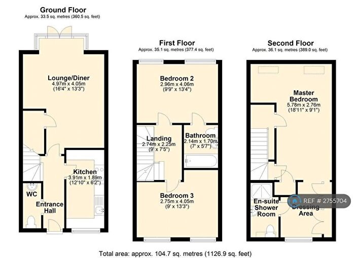 3 Bedroom Terraced House To Rent In Laurence Rise, Dartford, DA2
