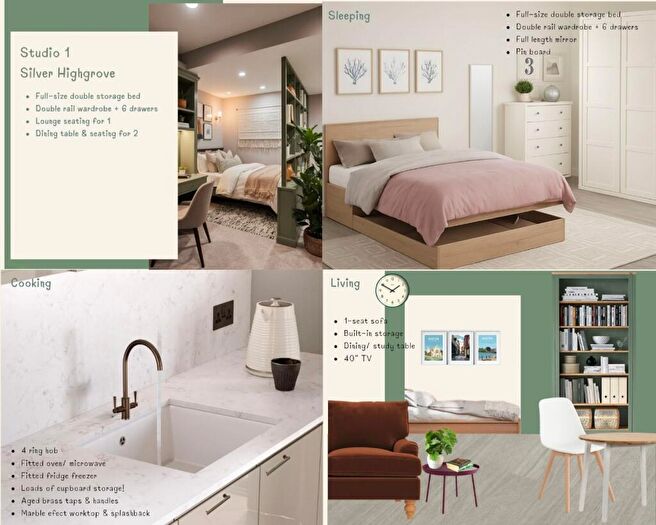 1 Bedroom Apartment To Rent In Silver Highgrove - Studio | Verney Street Studio, EX1