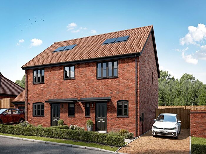 2 Bedroom Semi Detached House For Sale In "The Gosmore" At London Road, Gosmore, St Ippolyts, Hitchin, SG4