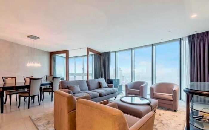 3 Bedroom Flat To Rent In The Tower, St George Wharf, Vauxhall, SW8