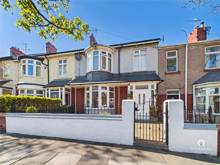 3 Bedroom Terraced House For Sale In Marine Gardens, Whitley Bay, Tyne And Wear, NE26
