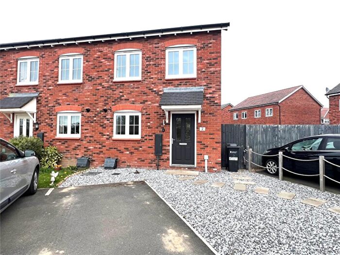 2 Bedroom Semi-Detached House For Sale In Noden Close, Moulton, Northwich, Cheshire, CW9
