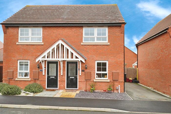 2 Bedroom Semi Detached House For Sale In Bostock Close, Coalville, Leicestershire, LE67