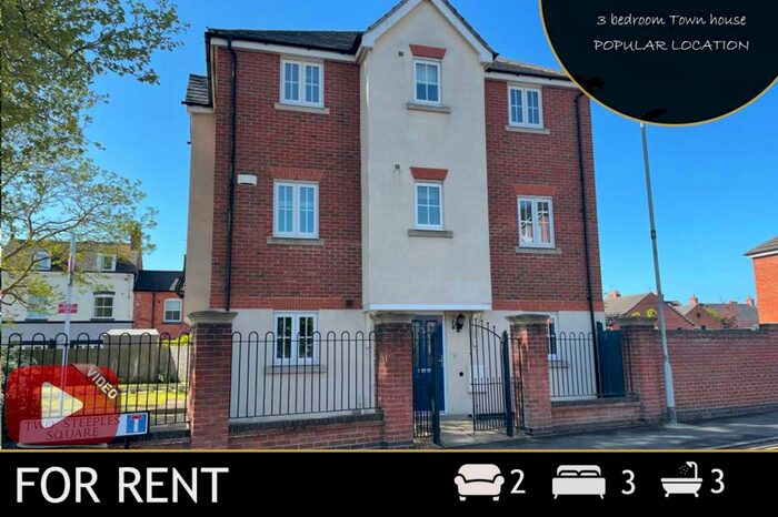 3 Bedroom Town House To Rent In Two Steeples Square, Wigston, LE18