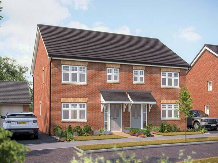 3 Bedroom Semi Detached House For Sale In "The Walnut" At Gaw End Lane, Lyme Green, Macclesfield, SK11