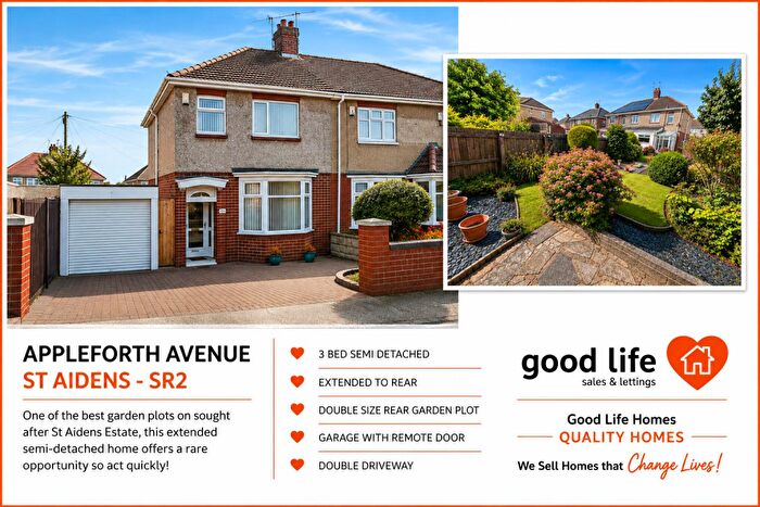 3 Bedroom Semi Detached House For Sale In Appleforth Avenue, St Aidans Estate, Grangetown, Sunderland, SR2