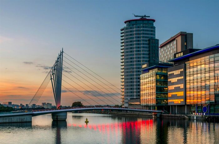 1 Bedroom Flat To Rent In The Heart, Mediacity Uk, M50