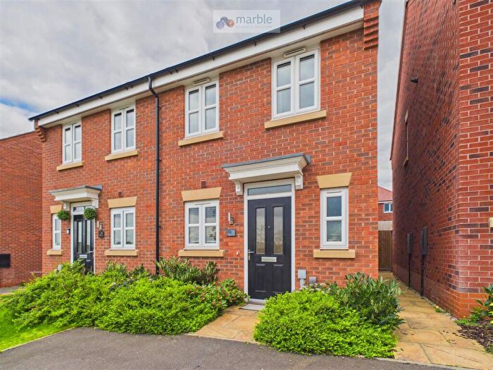 2 Bedroom Semi Detached House For Sale In Coppice Close, Castle Donington, Derby, DE74
