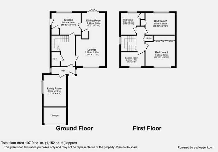 3 Bedroom Detached House To Rent In Hailstone Road, Basingstoke, Hampshire, RG21
