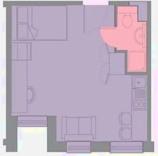 1 Bedroom Studio To Rent In Greenclose Lane, Loughborough, England 5As, Loughborough LE11