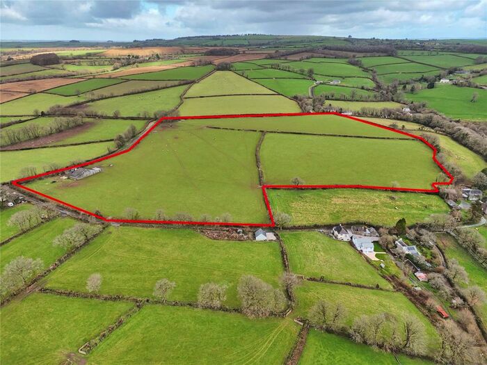 Land For Sale In Lamerton, Tavistock, Devon, PL19