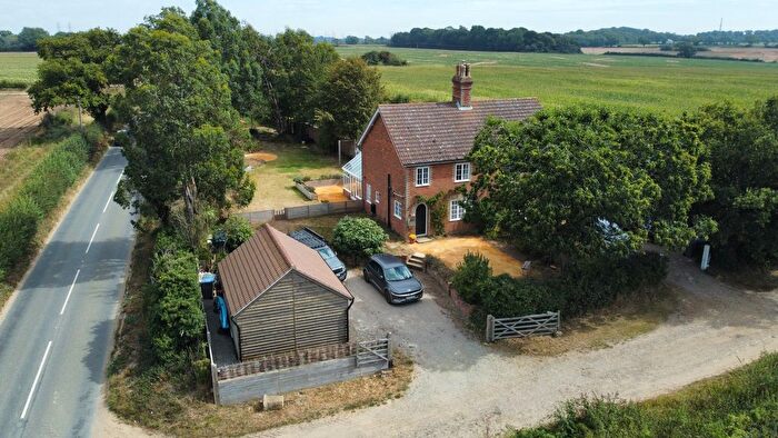 3 Bedroom Semi-Detached House For Sale In Park Farm Cottages, Friston, Saxmundham, Suffolk, IP17