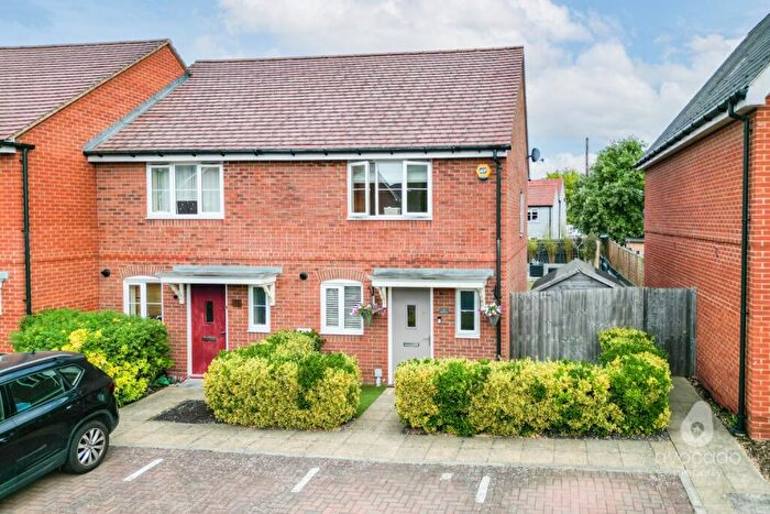 2 Bedroom Semi Detached House For Sale In Tabby Drive, Three Mile Cross, RG7