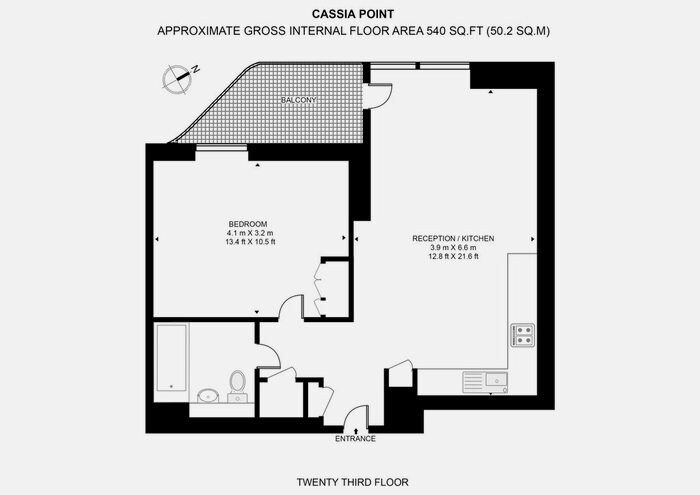 1 Bedroom Flat To Rent In Glasshouse Gardens, Stratford, London, E20