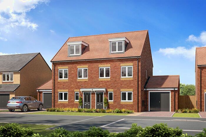 3 Bedroom Property For Sale In "The Bamburgh" At Off Brenda Road, Hartlepool, TS25