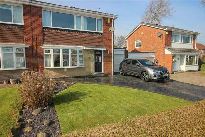 3 Bedroom Semi-Detached House To Rent In Highfield Place, Brunswick Green, Wideopen, NE13