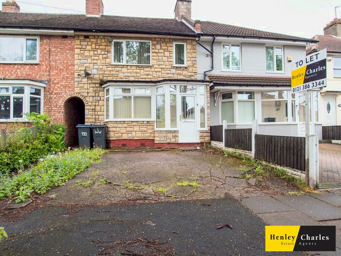 2 Bedroom Terraced House To Rent In Brookvale Park Road, Erdington, Birmingham, B23