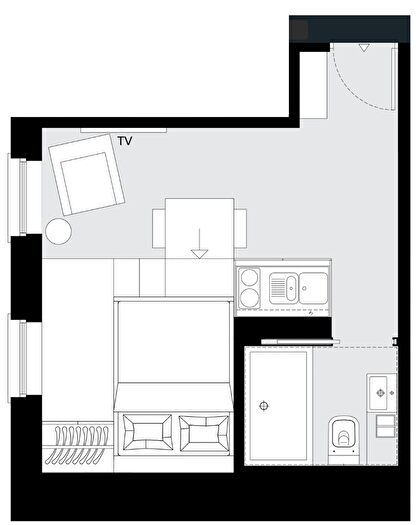 Studio To Rent In Dennington Park Road, London, NW6