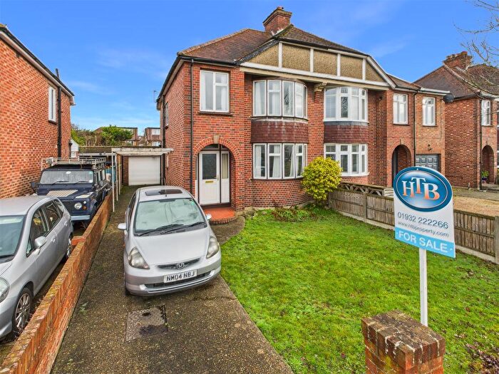 3 Bedroom Semi Detached House For Sale In Sidney Road, Walton-On-Thames, KT12