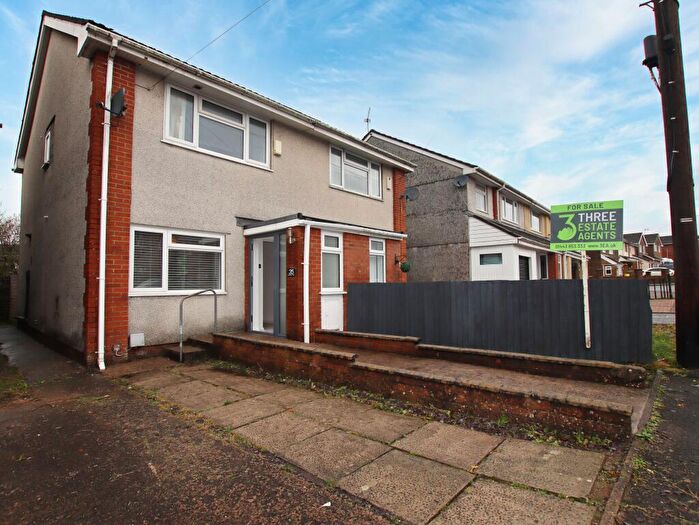 3 Bedroom Semi-Detached House For Sale In Byron Avenue, Beddau, Pontypridd, CF38