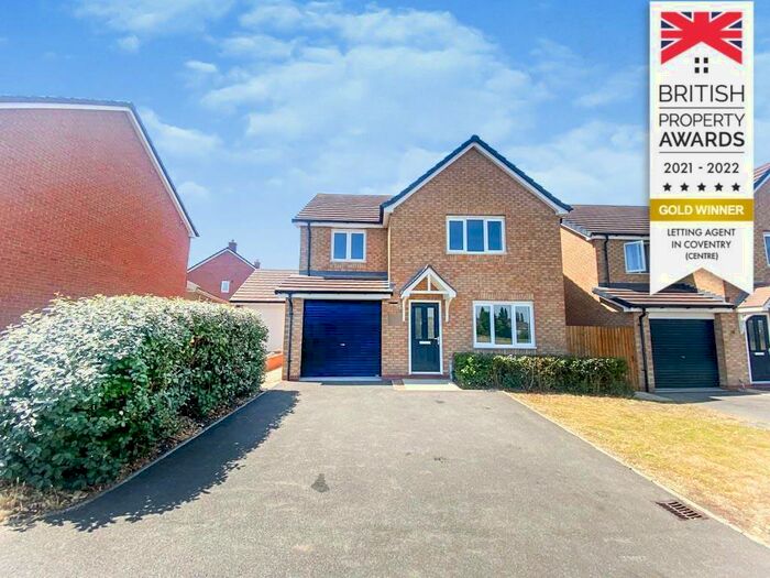 4 Bedroom Detached House To Rent In Mitchinson Walk, Aldermans Green, Coventry, CV6