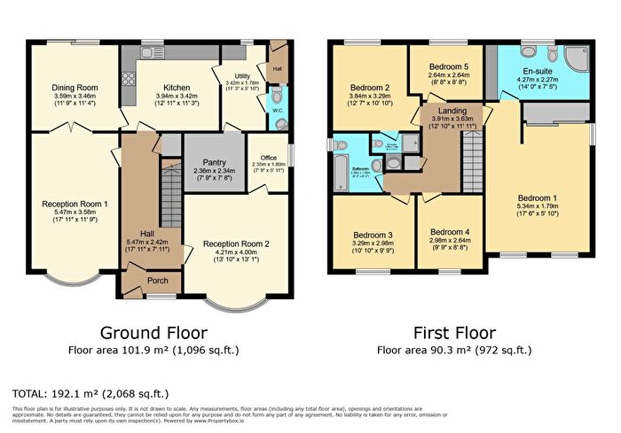 5 Bedroom Detached House For Sale In Eastleigh Close, Boldon Colliery, Tyne And Wear, NE35