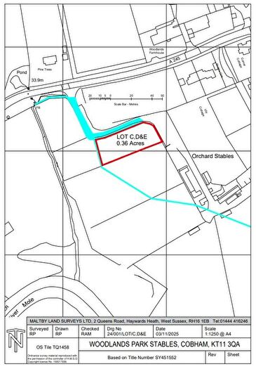 Land For Sale In Woodlands Lane, Stoke D'abernon, Cobham, Surrey, KT11