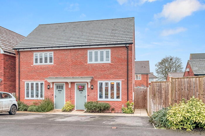2 Bedroom Semi-Detached House For Sale In Payne Drive, Alcester, Warwickshire, B49