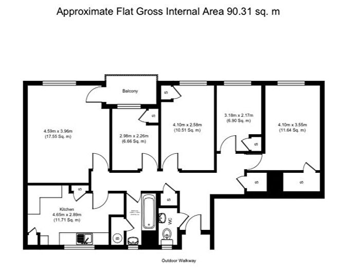4 Bedroom Flat To Rent In Cazenove Road, London, N16