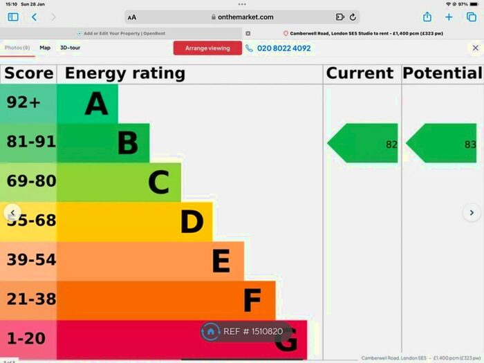 Studio To Rent In Camberwell Road, London, SE5