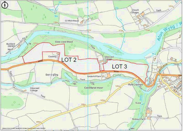 Land For Sale In Land Formerly Part Of Glawcoed Farm, Nr Llangynidr, LD3