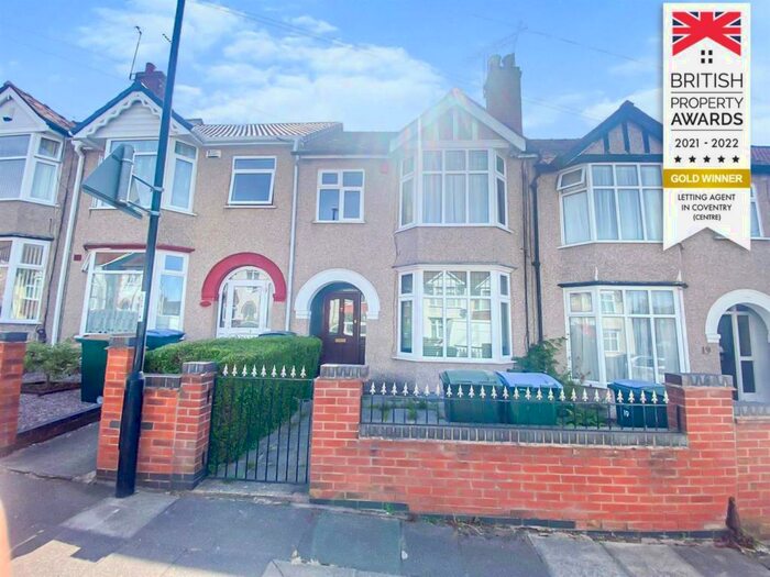 3 Bedroom Terraced House To Rent In Lavender Avenue, Coundon, Coventry, CV6