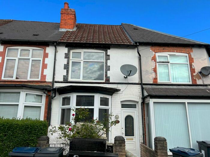 3 Bedroom Terraced House To Rent In Geoffrey Road, Sparkhill, Birmingham, B11